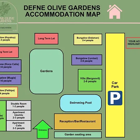Defne Olive Gardens, Koca Calis, - Previously Defne 펜션 *